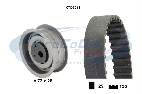 PROCODIS FRANCE paskirstymo diržo komplektas KTD3013